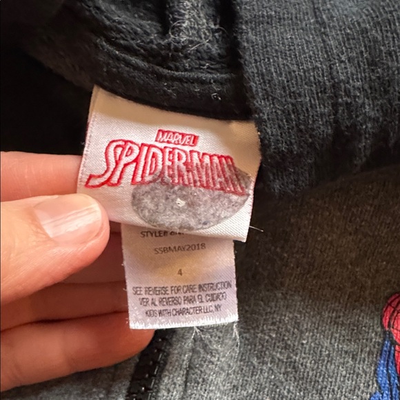 Spider-Man zipper hoodie - Picture 2 of 3
